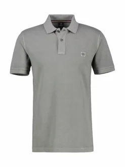 LERROS Poloshirts<Herren Poloshirt grau uni