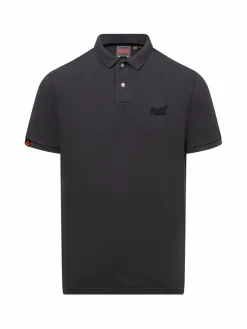 Superdry Poloshirts<Herren Poloshirt grau uni