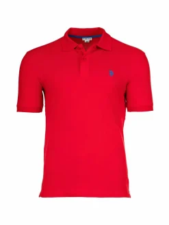 U.S. Polo Assn. Poloshirts<Herren Poloshirt rot uni