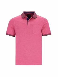 hajo Poloshirts<Herren Poloshirt rosa uni