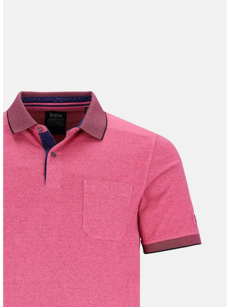 hajo Poloshirts<Herren Poloshirt rosa uni