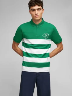 Daniel Hechter Poloshirts<Herren Poloshirt grün gestreift