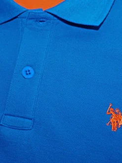 U.S. Polo Assn. Poloshirts<Herren Poloshirt blau uni