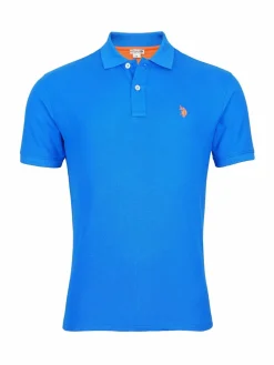 U.S. Polo Assn. Poloshirts<Herren Poloshirt blau uni