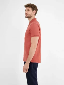 LERROS Poloshirts<Herren Poloshirt rot uni