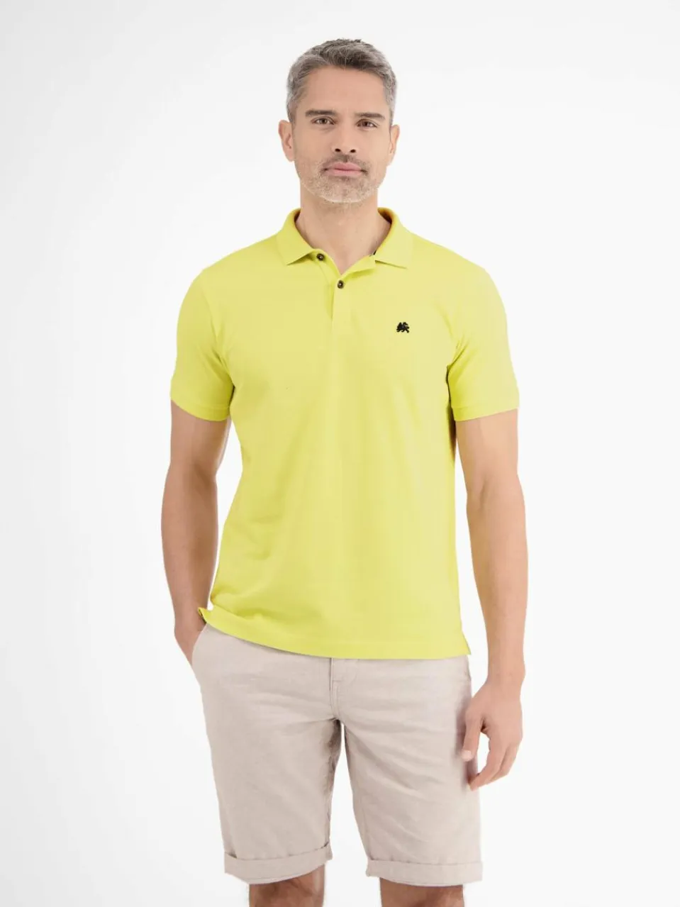 LERROS Poloshirts<Herren Poloshirt gelb uni