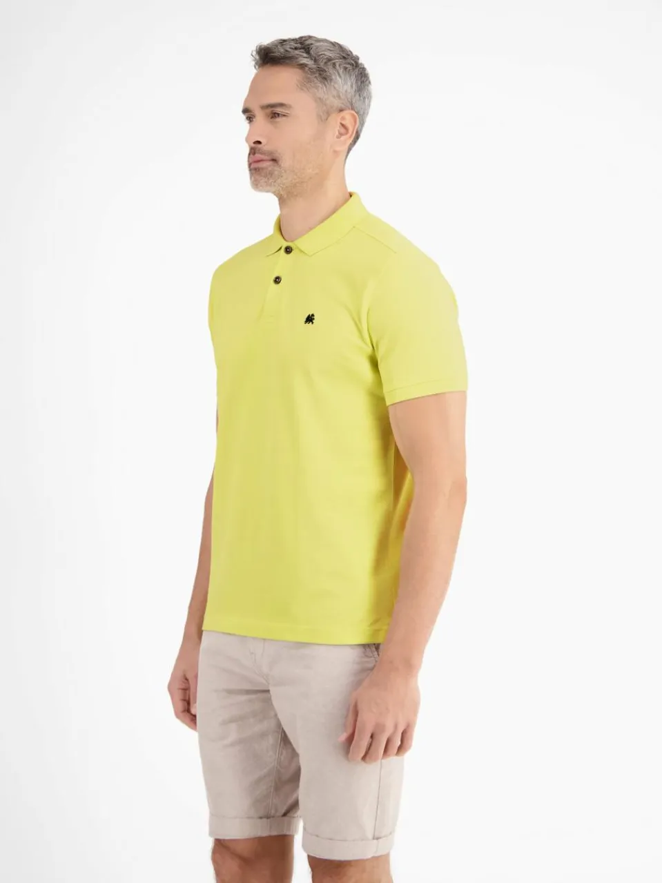 LERROS Poloshirts<Herren Poloshirt gelb uni