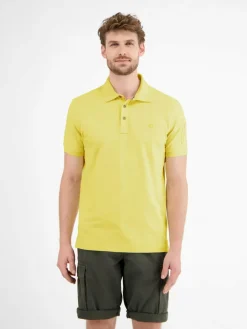 LERROS Poloshirts<Herren Poloshirt gelb uni