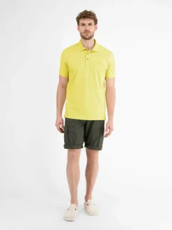 LERROS Poloshirts<Herren Poloshirt gelb uni