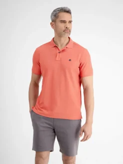 LERROS Poloshirts<Herren Poloshirt koralle uni
