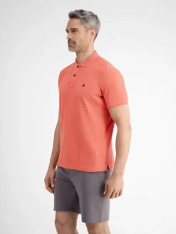 LERROS Poloshirts<Herren Poloshirt koralle uni