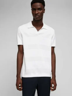 Daniel Hechter Poloshirts<Herren Poloshirt weiß gestreift