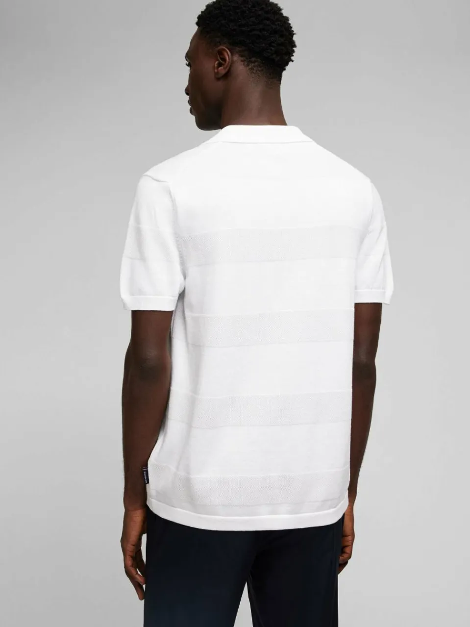 Daniel Hechter Poloshirts<Herren Poloshirt weiß gestreift