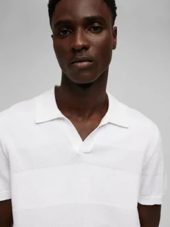 Daniel Hechter Poloshirts<Herren Poloshirt weiß gestreift