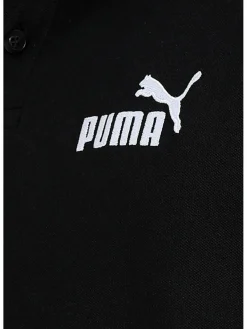 Puma Poloshirts<Herren Poloshirt schwarz uni