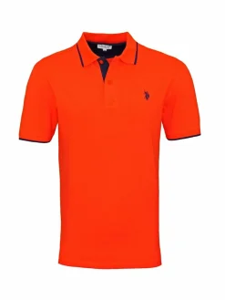 U.S. Polo Assn. Poloshirts<Herren Poloshirt orange uni