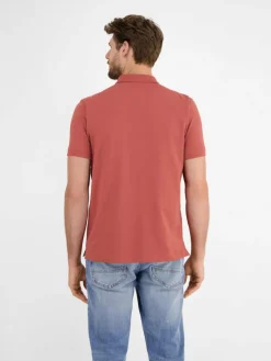 LERROS Poloshirts<Herren Poloshirt rot uni