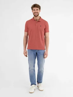 LERROS Poloshirts<Herren Poloshirt rot uni