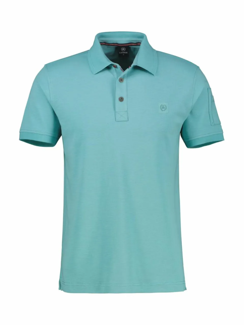 LERROS Poloshirts<Herren Poloshirt aqua uni
