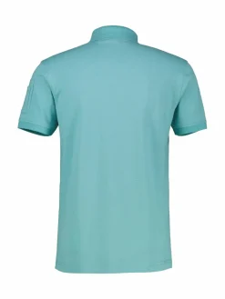 LERROS Poloshirts<Herren Poloshirt aqua uni