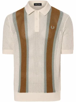 Fred Perry Poloshirts<Herren Poloshirt ecru gestreift
