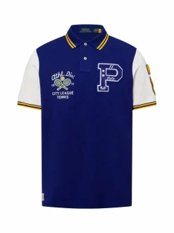 Polo Ralph Lauren Poloshirts<Herren Poloshirt indigo weiß uni