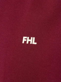 Finshley & Harding London Poloshirts<Herren Poloshirt bordeaux uni