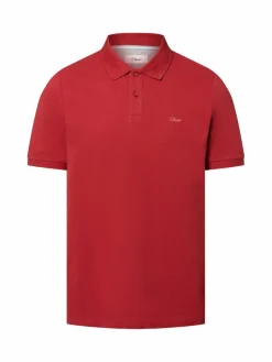 s.Oliver Poloshirts<Herren Poloshirt bordeaux uni