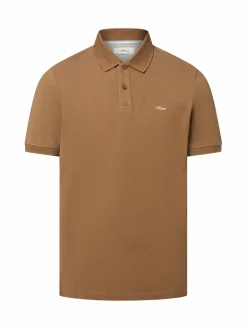 s.Oliver Poloshirts<Herren Poloshirt braun uni
