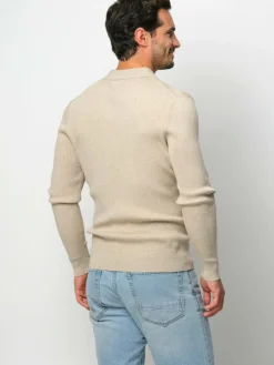 Profuomo Poloshirts<Herren Poloshirt beige uni