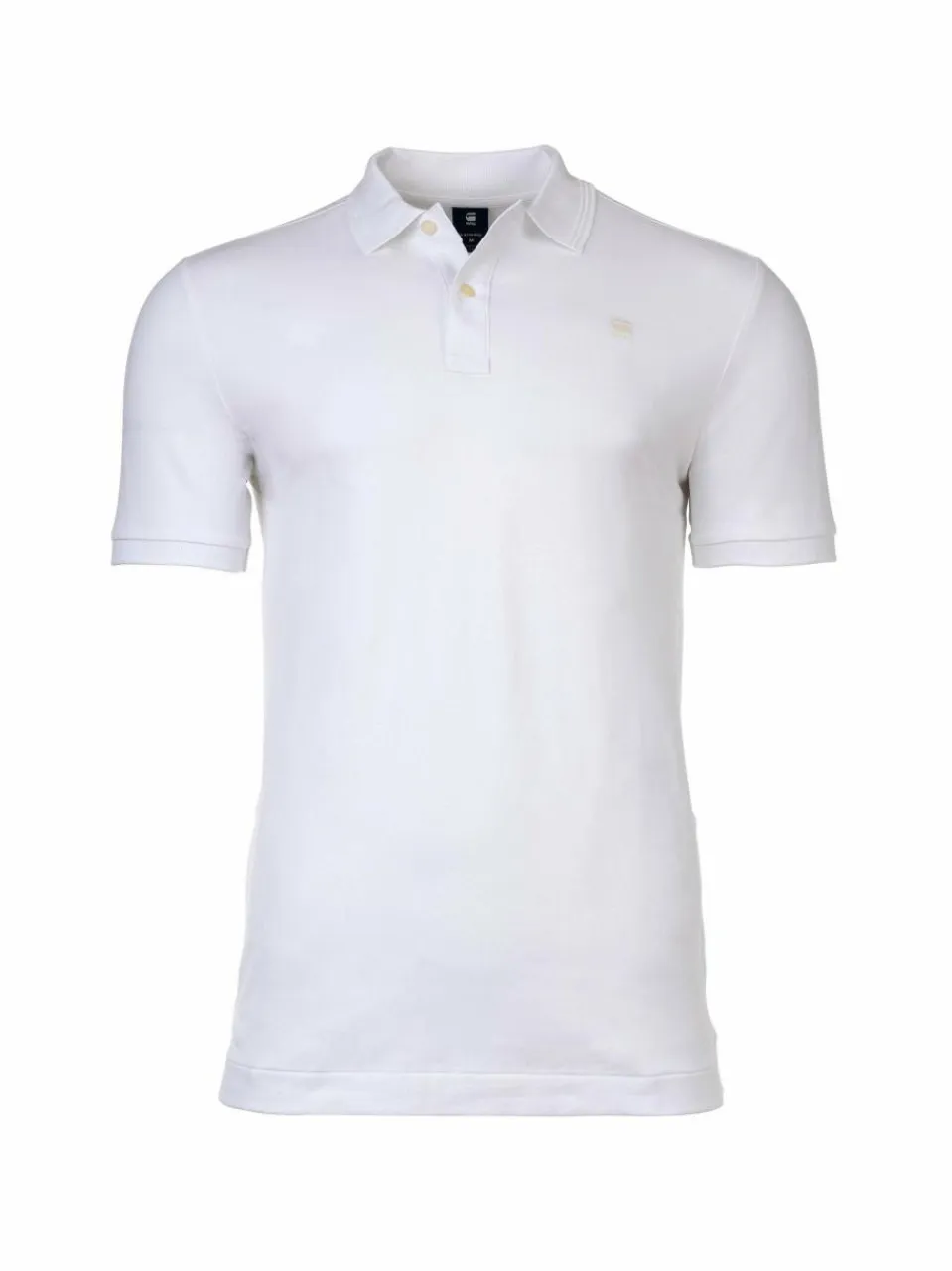 G-Star RAW Poloshirts<Herren Poloshirt weiß uni