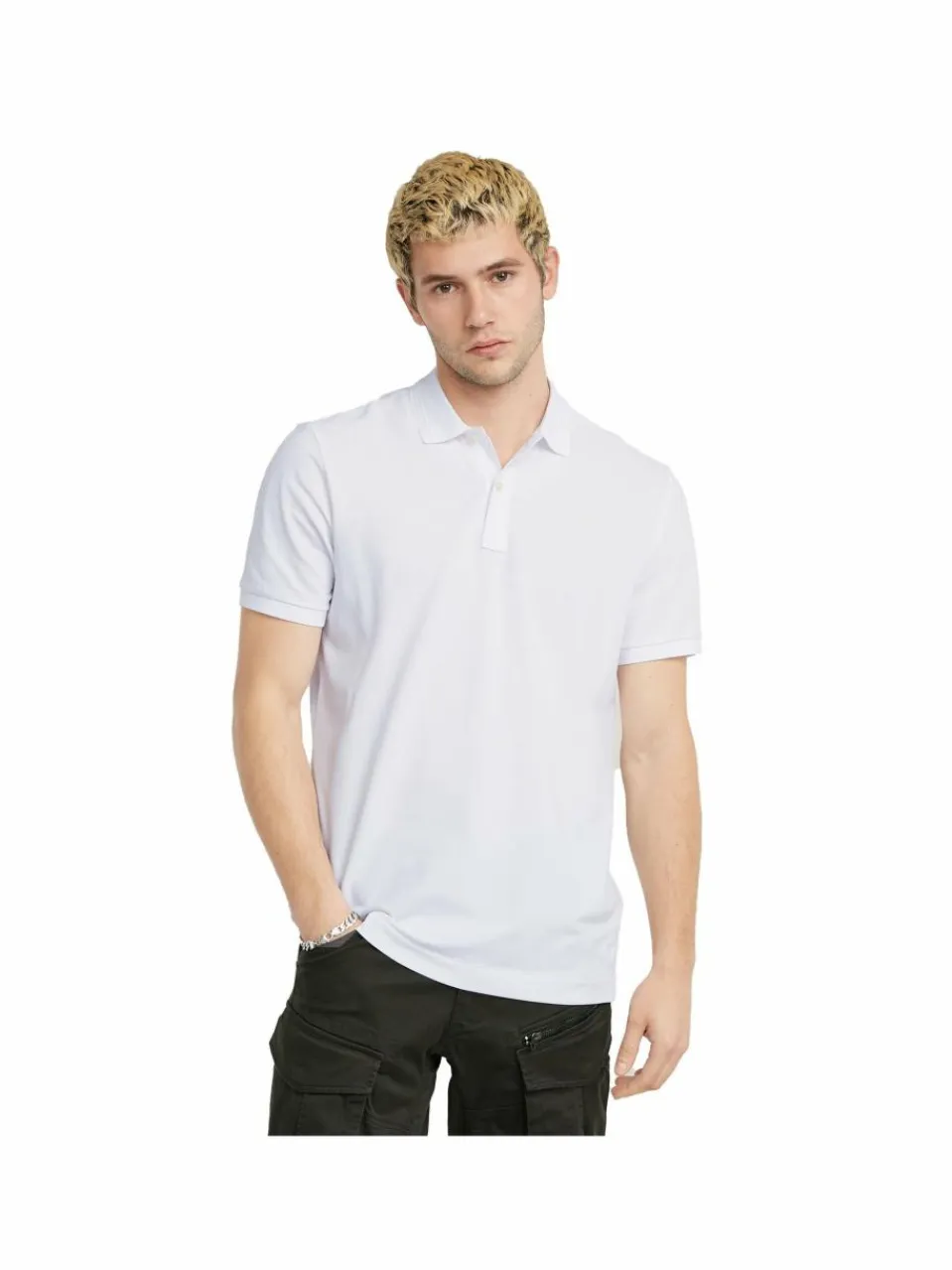 G-Star RAW Poloshirts<Herren Poloshirt weiß uni