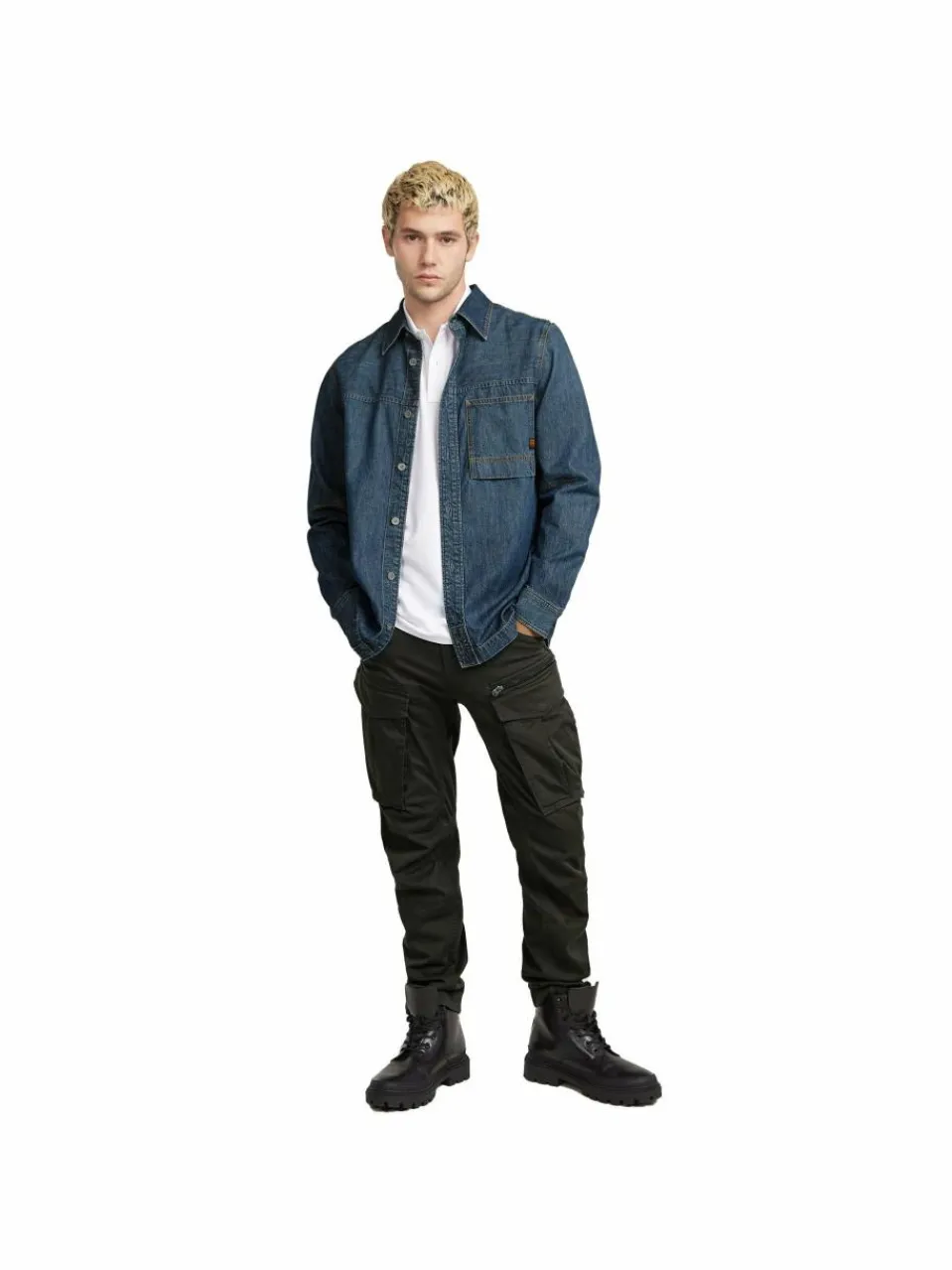 G-Star RAW Poloshirts<Herren Poloshirt weiß uni