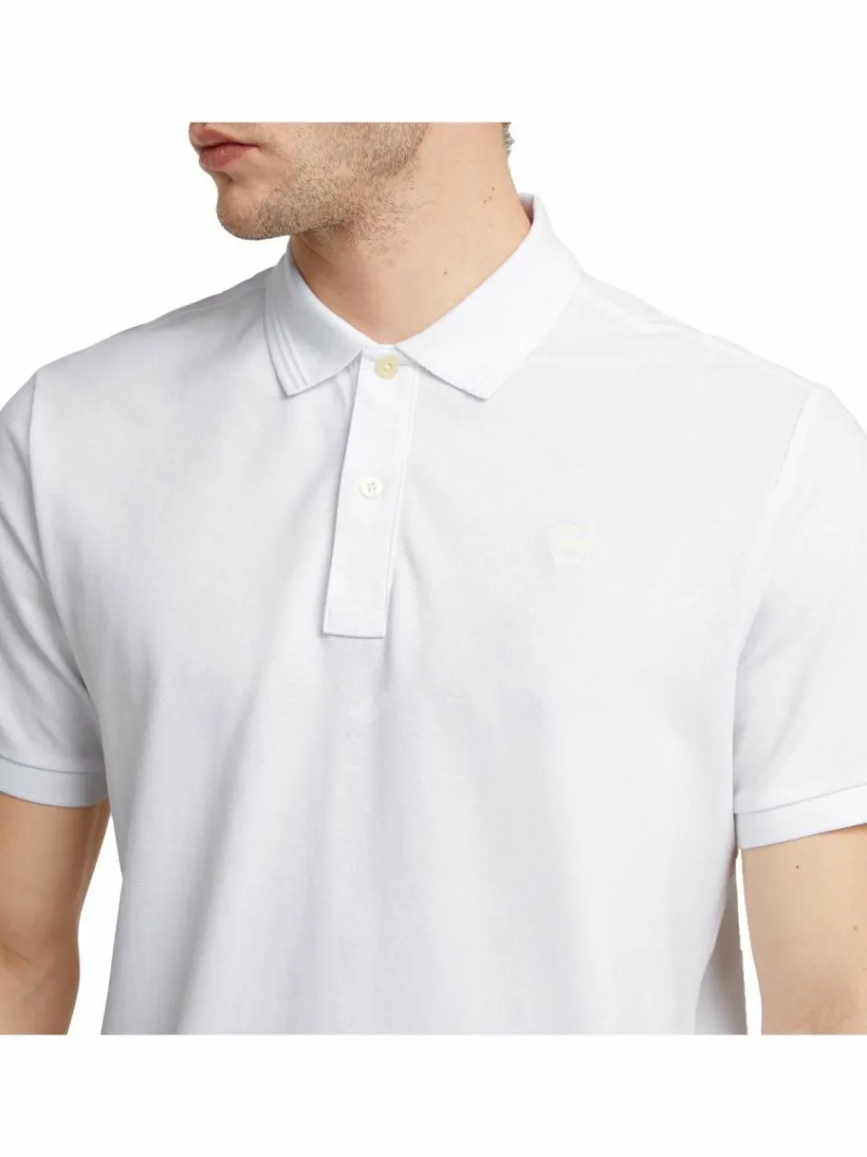 G-Star RAW Poloshirts<Herren Poloshirt weiß uni
