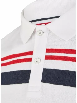 Daniel Hechter Poloshirts<Herren Poloshirt weiß gestreift
