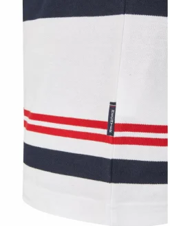 Daniel Hechter Poloshirts<Herren Poloshirt weiß gestreift