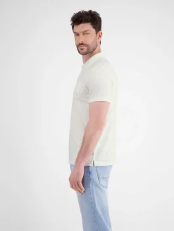 LERROS Poloshirts<Herren Poloshirt weiß uni