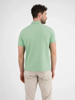 LERROS Poloshirts<Herren Poloshirt mint gestreift