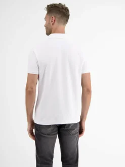 LERROS Poloshirts<Herren Poloshirt weiß uni