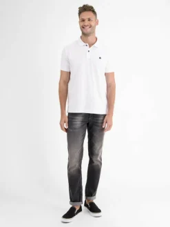 LERROS Poloshirts<Herren Poloshirt weiß uni