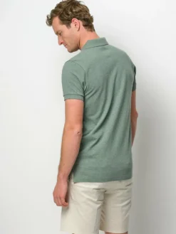 Profuomo Poloshirts<Herren Poloshirt grün uni