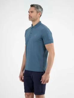 LERROS Poloshirts<Herren Poloshirt hellblau uni