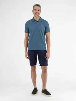 LERROS Poloshirts<Herren Poloshirt hellblau uni
