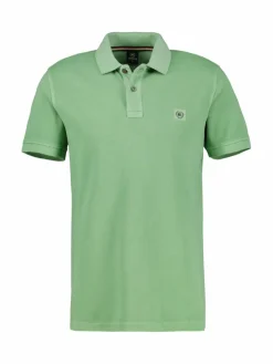 LERROS Poloshirts<Herren Poloshirt grün uni
