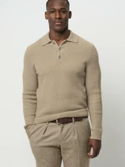 Herren Profuomo Pullover & Strickjacken>Herren Poloshirt