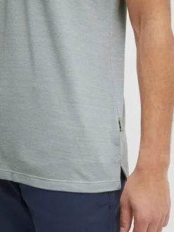 BLEND Poloshirts<Herren Poloshirt blau gemustert