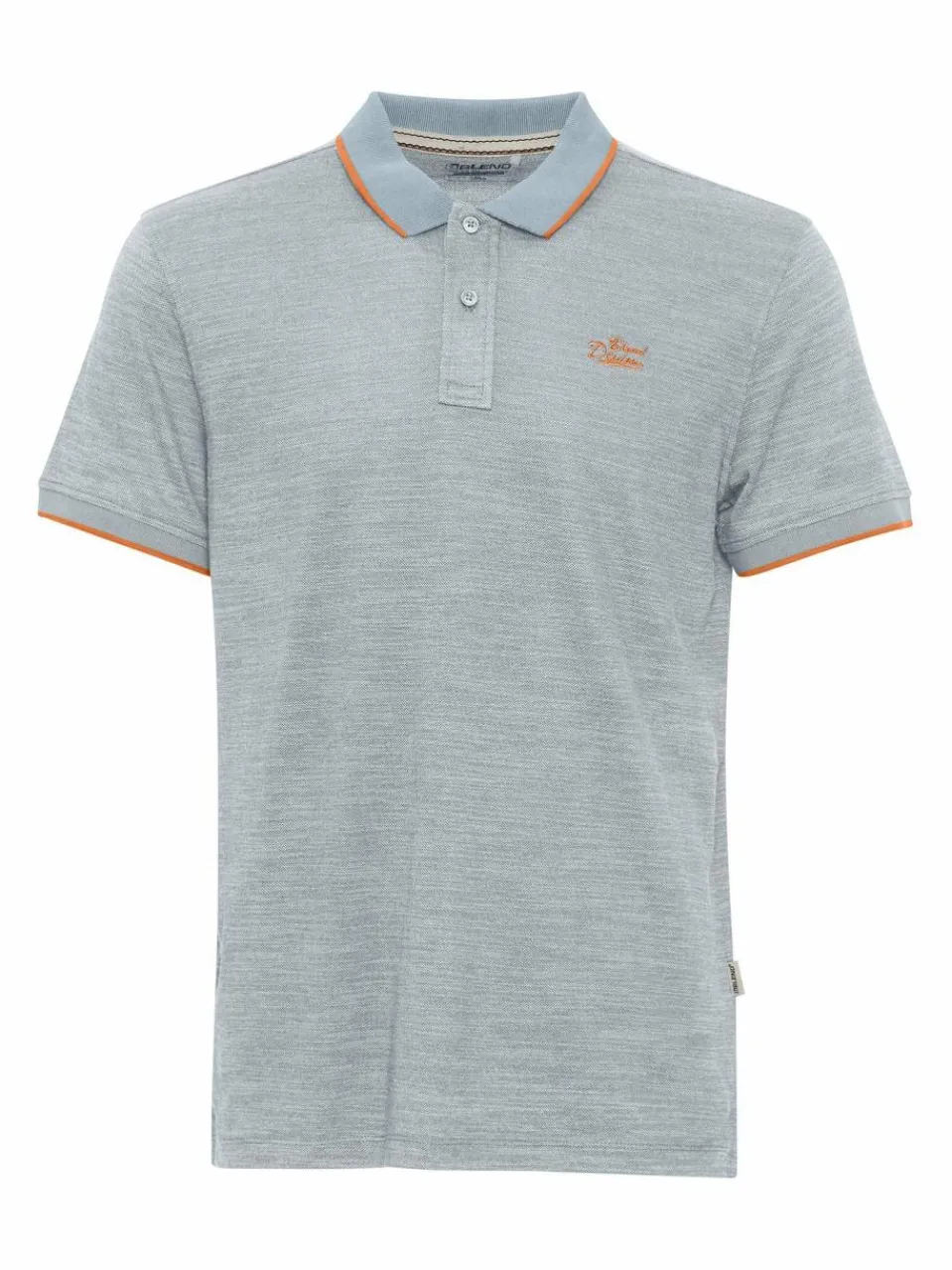 BLEND Poloshirts<Herren Poloshirt blau gemustert