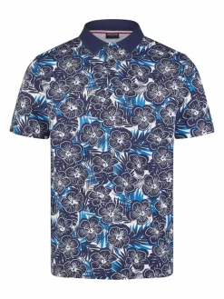 Daniel Hechter Poloshirts<Herren Poloshirt blau gemustert