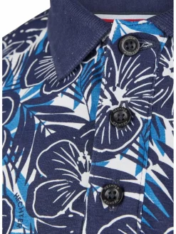 Daniel Hechter Poloshirts<Herren Poloshirt blau gemustert