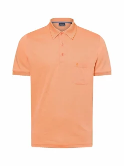 Ragman Poloshirts<Herren Poloshirt orange uni